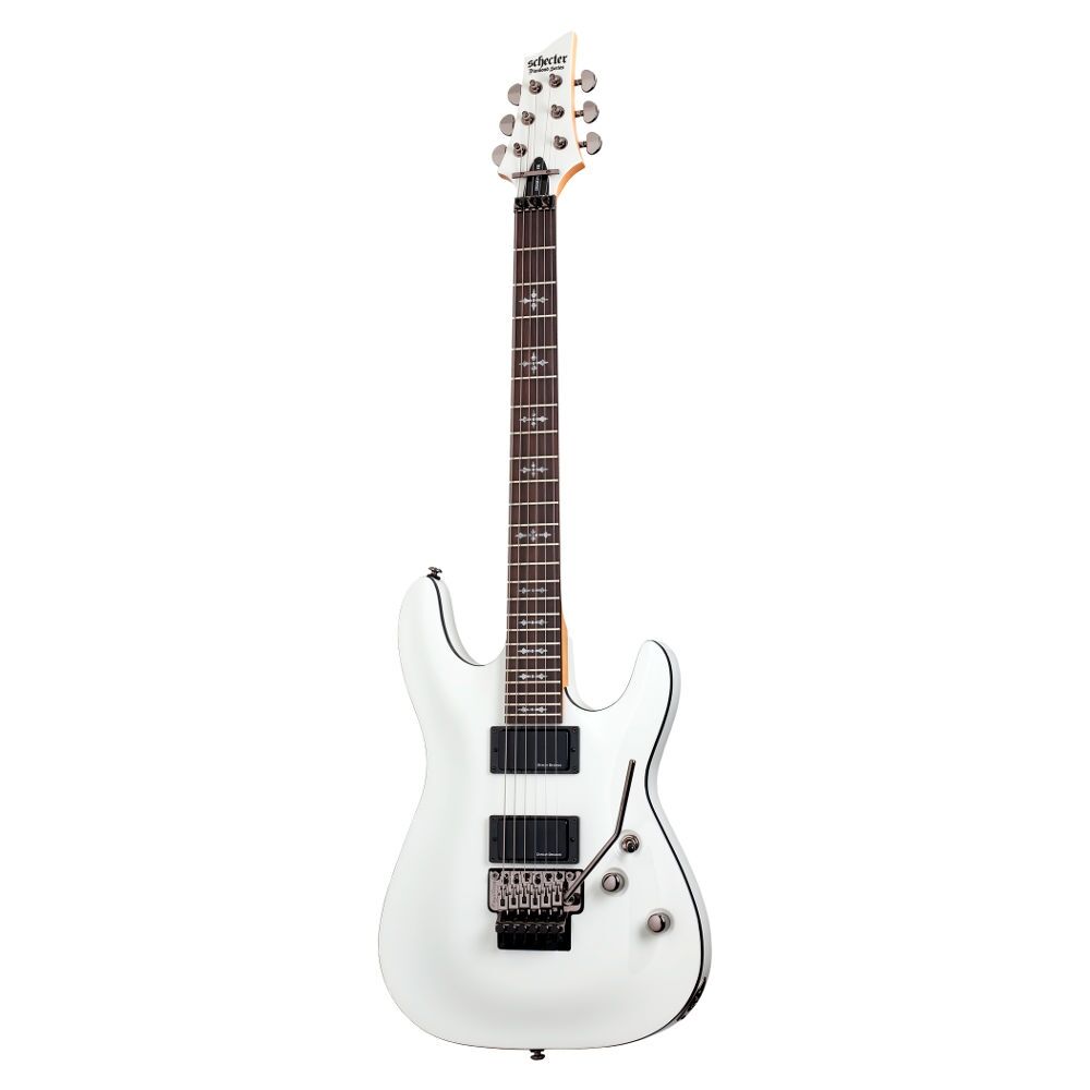 Schecter Demon-6 FR Elektro Gitar (Vintage White)