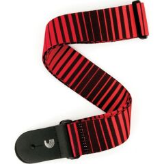 Planet Waves Optical Stripes Art Kırmızı Gitar Askısı