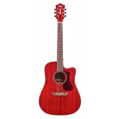 Guild D-120CE CHR Elektro Akustik Gitar (Cherry Red)