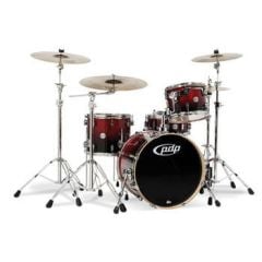 DW Pacific Drums Cherry To Black Fade Davul Seti
