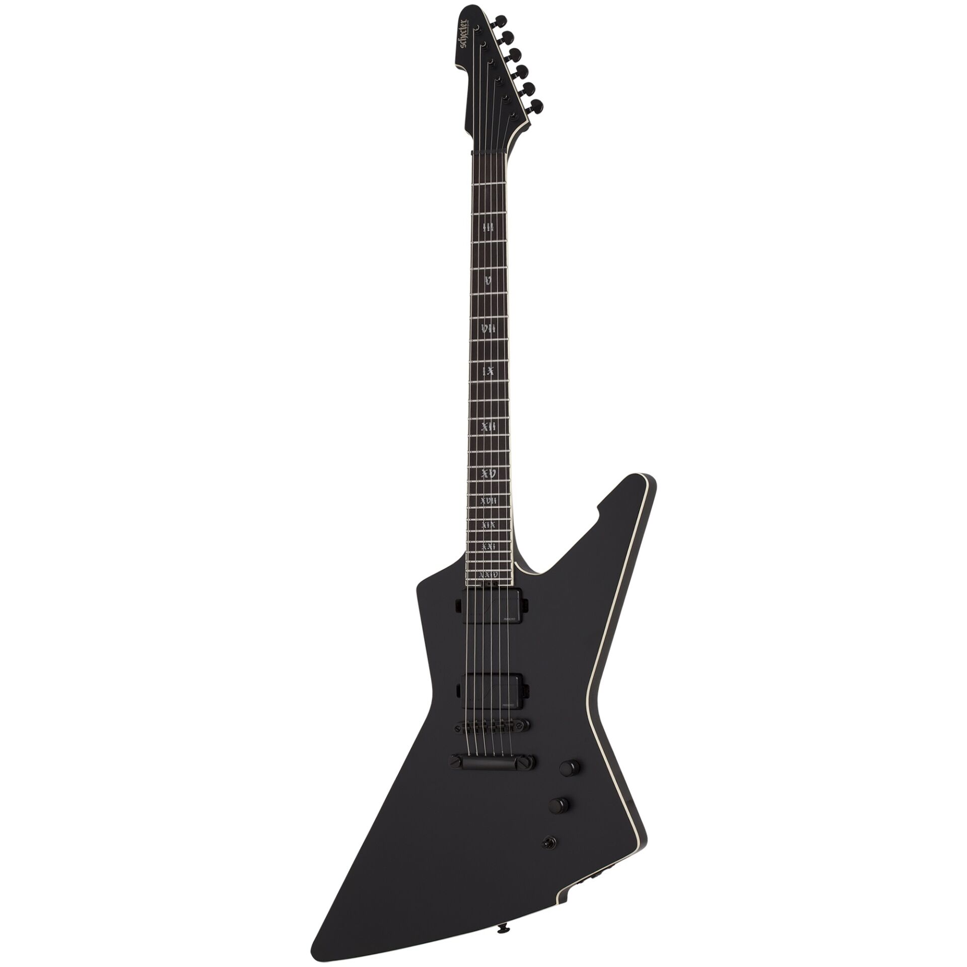 Schecter E-1 SLS Evil Twin Elektro Gitar (Satin Black)