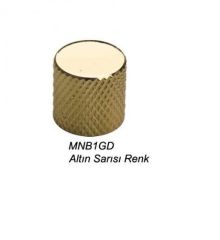 GİTAR POT. DÜĞME BAŞLIĞI (KUBBELİ) METAL, GOLD, (1