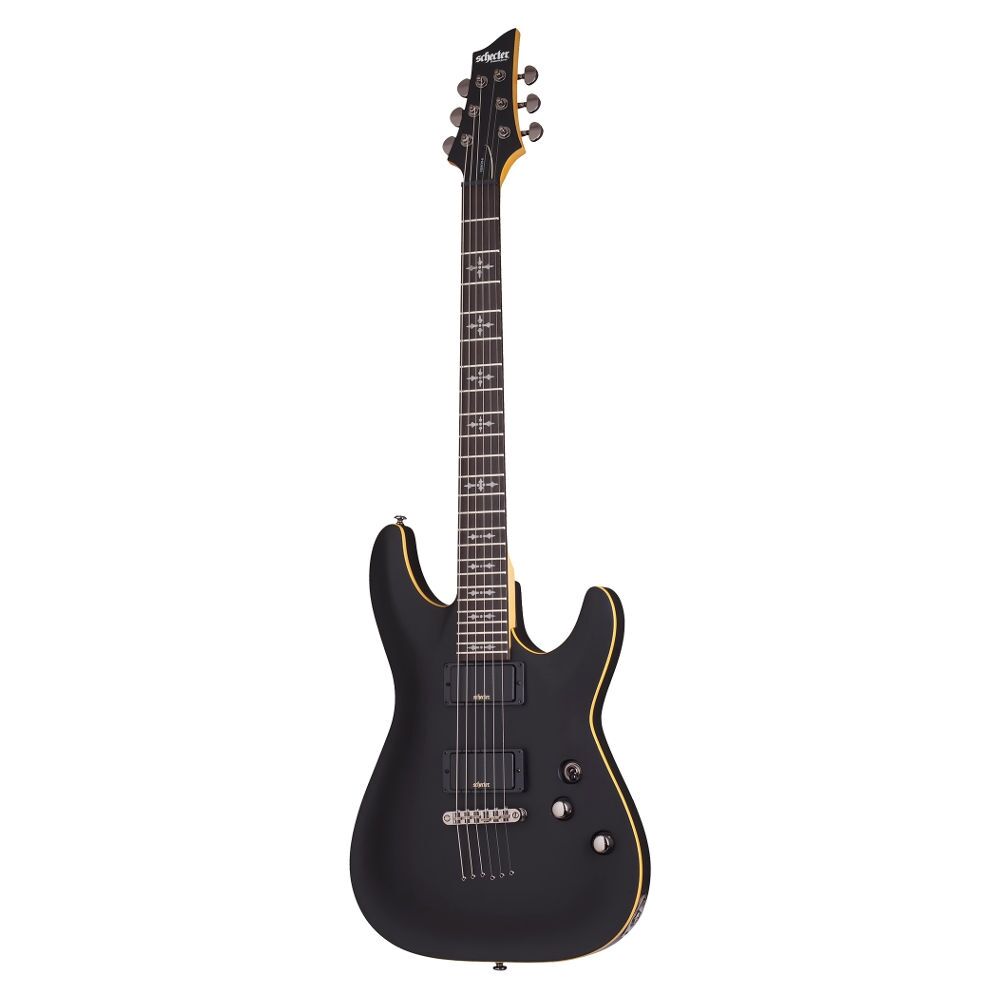 Schecter Demon-6 Elektro Gitar (Aged Black Satin)