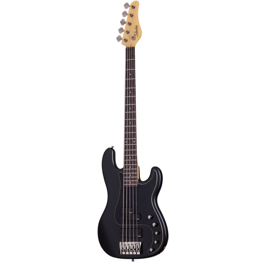 Schecter Diamond-P Custom-5 Active Bas Gitar (Satin Black)