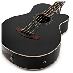 IBANEZ AEB8E-BK AEL Serisi Siyah Akustik Bas Gitar