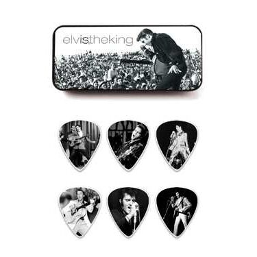Jim Dunlop Elvis The King Collection 6lı Pena Seti (Medium)
