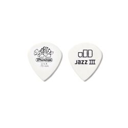 Jim Dunlop Tortex White Jazz III 12li Pena Seti (0.73mm)