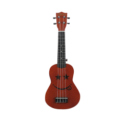 Kozmos KUK-101-NT / Emoji Soprano Ukulele Natural (Çantalı)