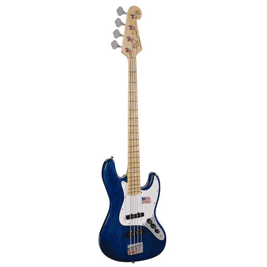 SX SJB75/TBU Bas Gitar (Trans Blue)