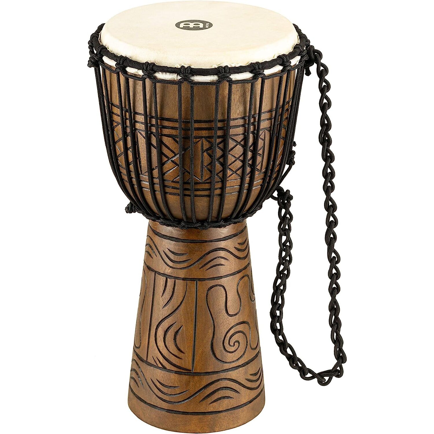 Meinl HDJ17-M Artifact Series 10'' Djembe  (Wood Brown)