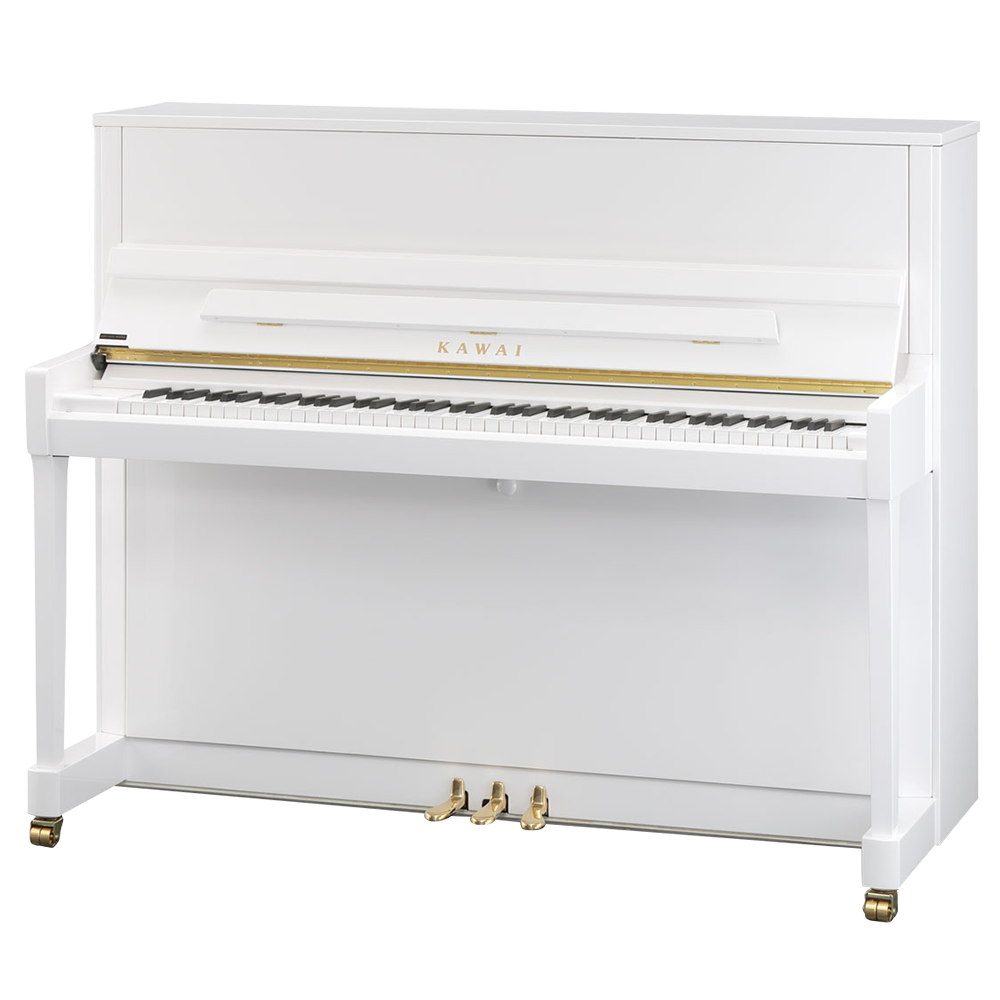 KAWAI K-300 WH/P  122 CM Parlak Beyaz Duvar Piyanosu