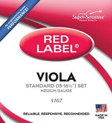 VIOLA TEL SETİ, RED LABEL, MEDIUM (15''-16.5''),