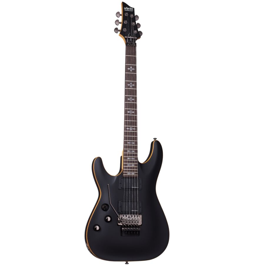 Schecter Demon-6 FR Solak Elektro Gitar (Satin Black)