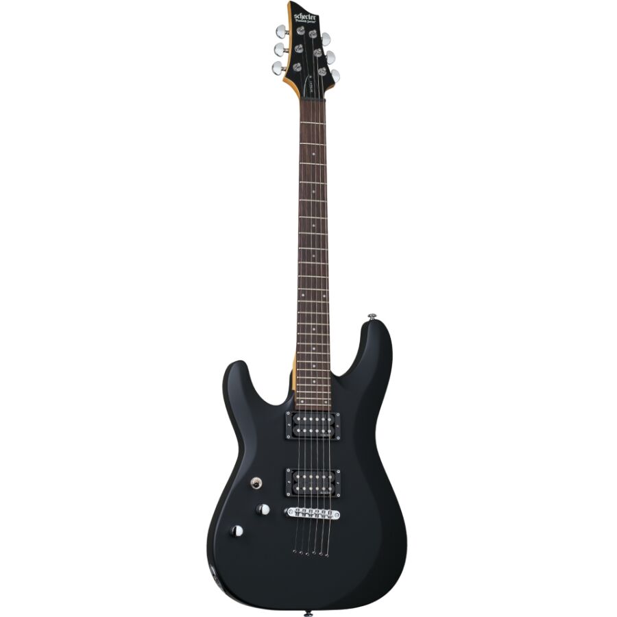 Schecter C-6 Deluxe Solak Elektro Gitar (Satin Black)