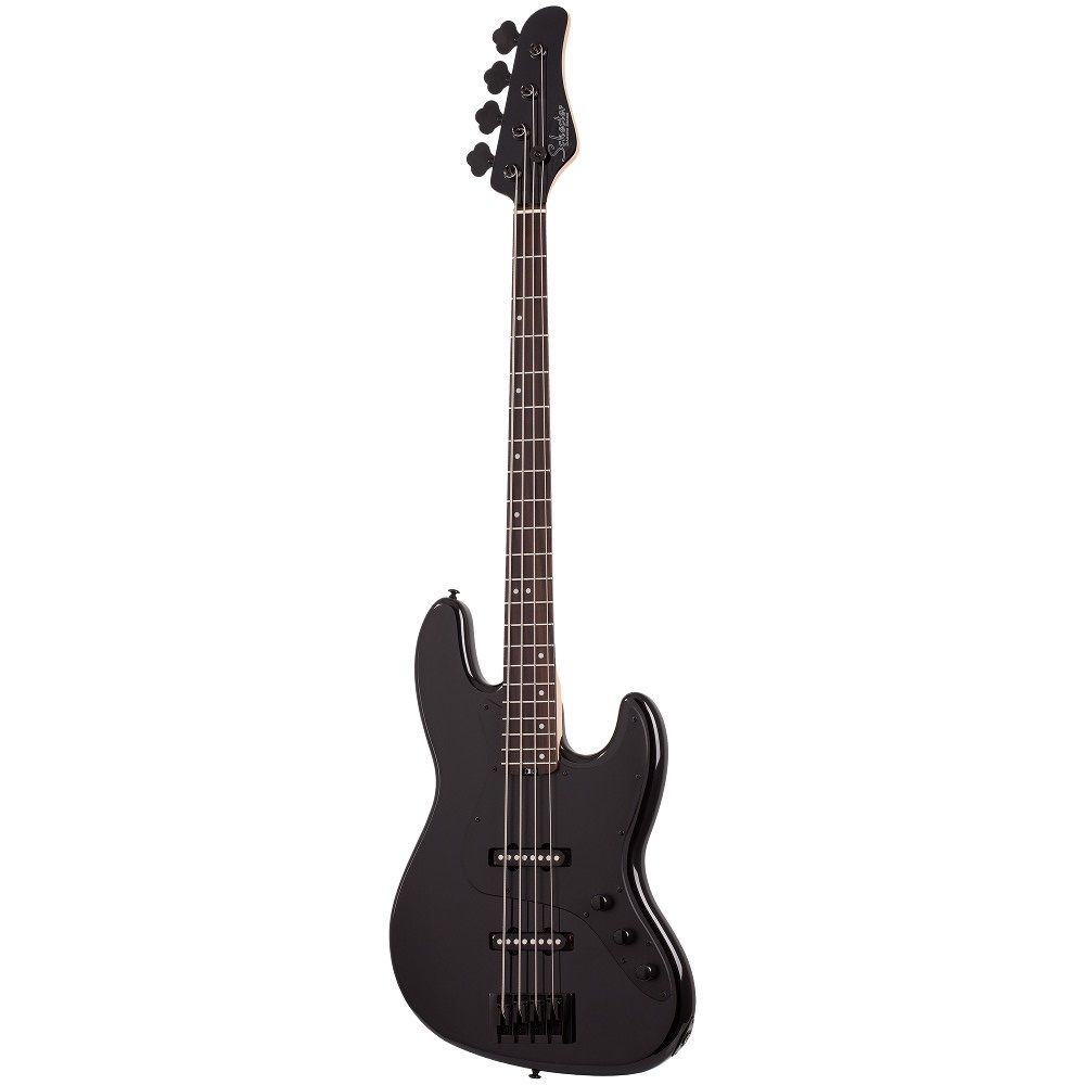 Schecter J-4 Bass Gitar (Gloss Black)