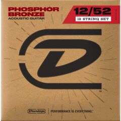 Jim Dunlop DAP1252J Medium 12 Telli Akustik Gitar Teli (12/12–52/30)