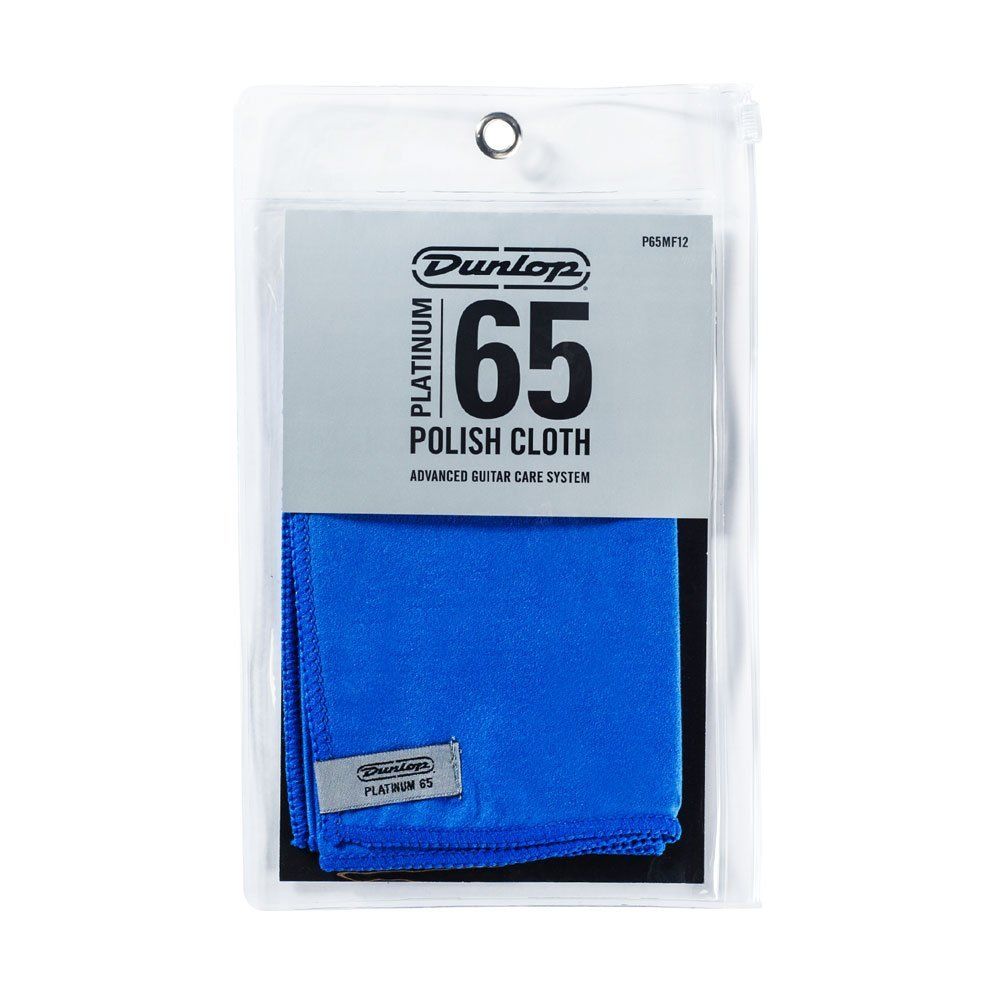 Jim Dunlop P65MF12 Platinum 65 Suede Microfiber Temizleme Bezi