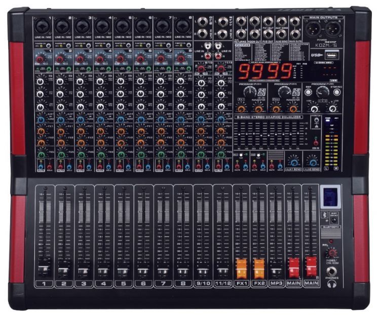 Kozmos PowerTrack-112P / 2 x 500W Power Mixer