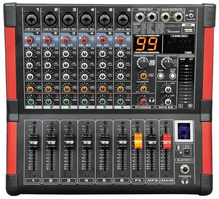 Kozmos MiniTrack-106P / 2 x 250W Power Mixer