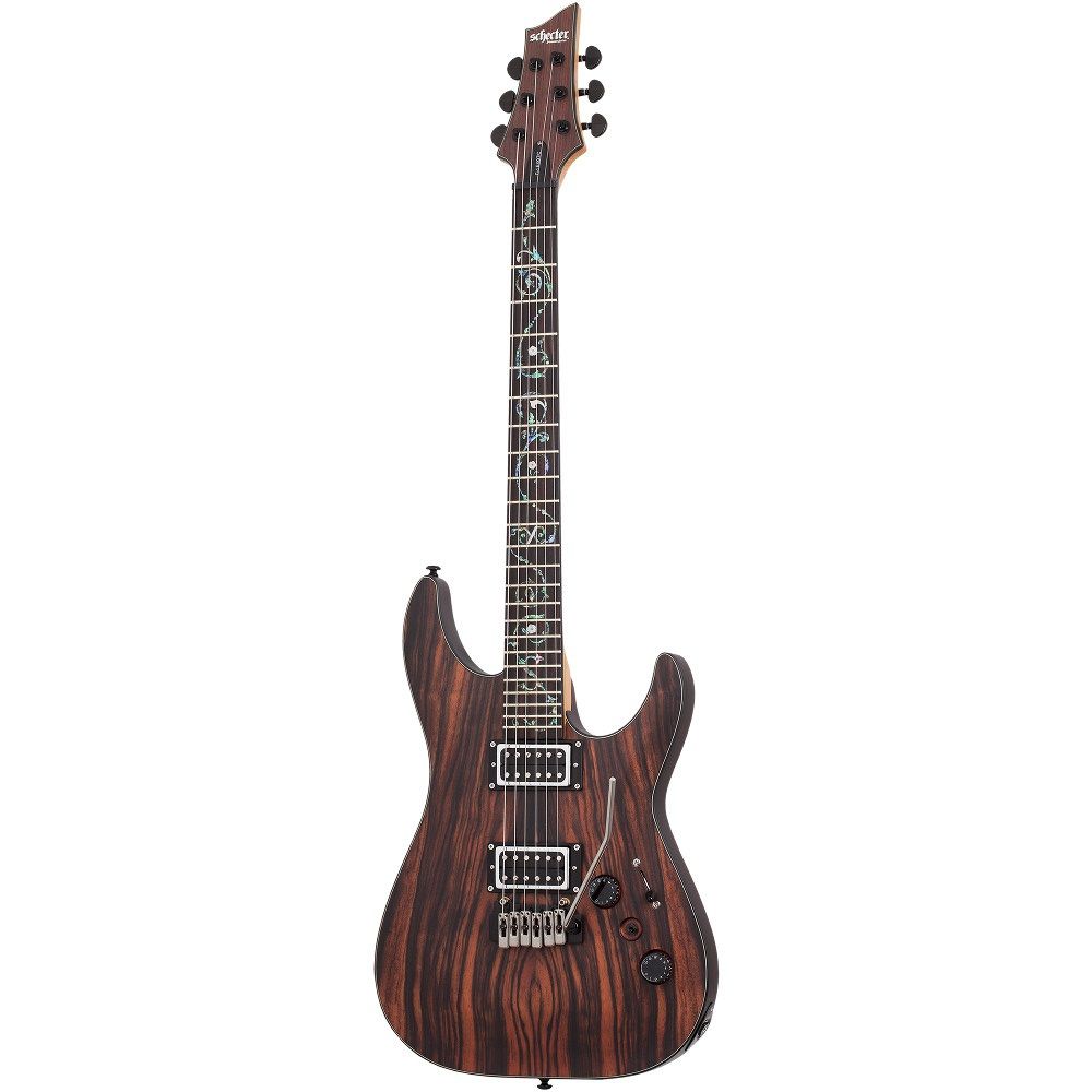 Schecter C-1 Exotic Ebony Elektro Gitar (Natural Satin)