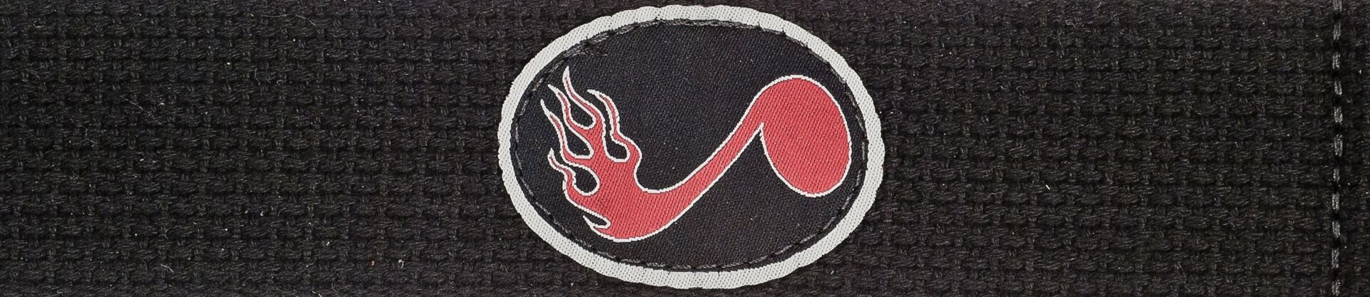 GİTAR ASKISI 50MM COTON PATCH FLAMING NOTE