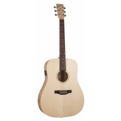 Simon & Patrick Trek Nat Solid Spruce SG Elektro Akustik Gitar (Natural)