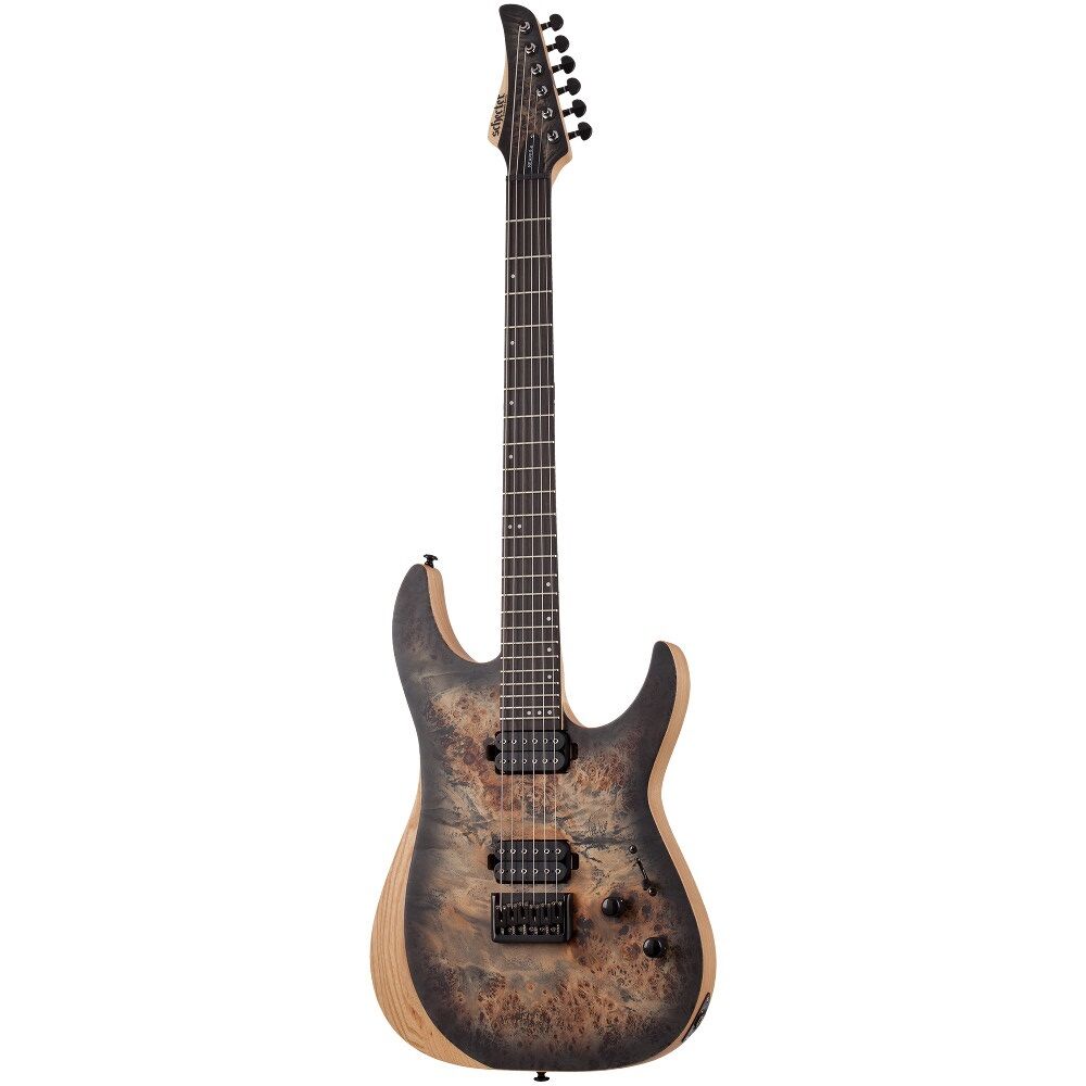 Schecter Reaper-6 Elektro Gitar (Satin Charcoal Burst)