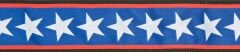 GİTAR ASKISI 50MM LOCK-STARS/STRIPES