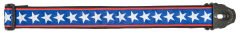GİTAR ASKISI 50MM LOCK-STARS/STRIPES