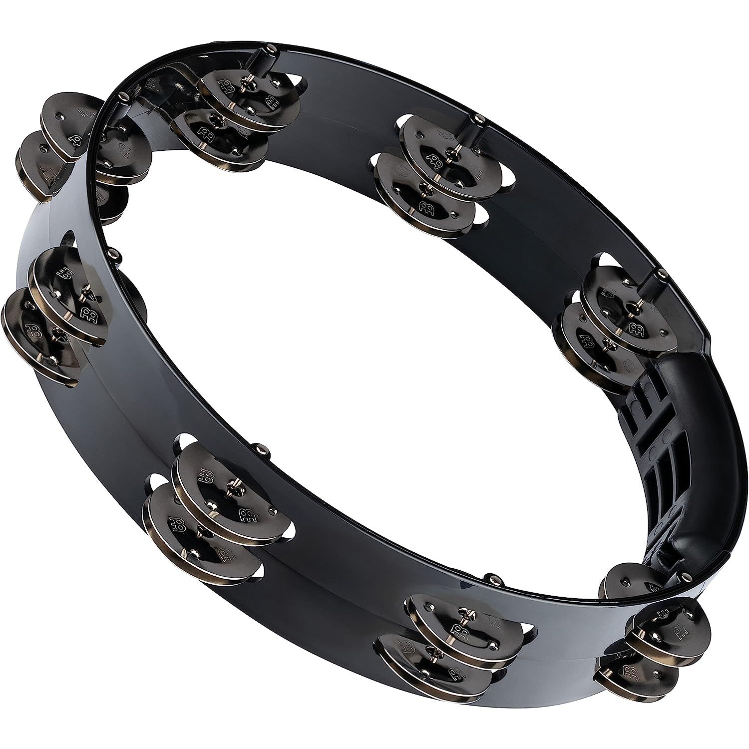Meinl HTT10BK Stainless Steel Jingle 1-Row 8'' Tour Tamburin (Siyah)