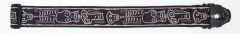 GİTAR ASKISI 50MM LOCK-JS SKULL N BONES