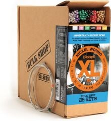 (25 SET) ELEKTRO GİTAR TEL SETİ, XL, 10-46, NICKEL
