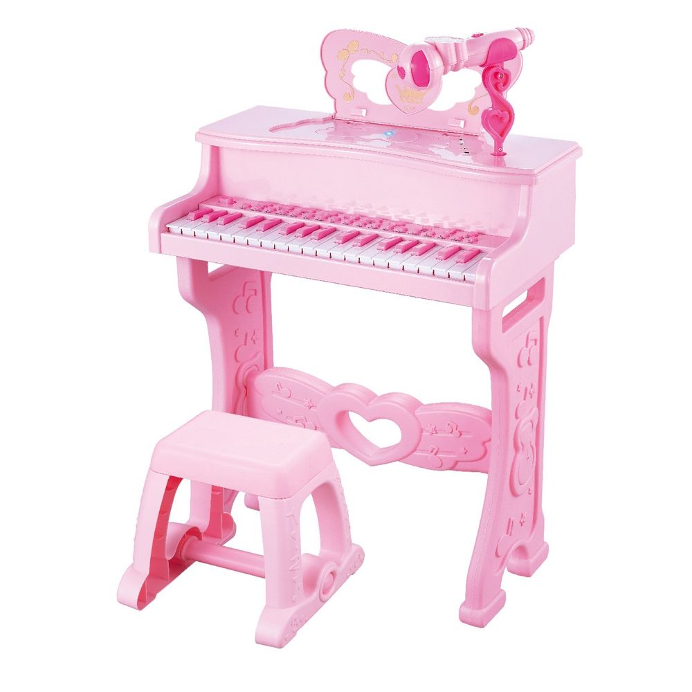 Capable Toys 6626-WH 37 Tuşlu Çocuk Orgu (Pembe)