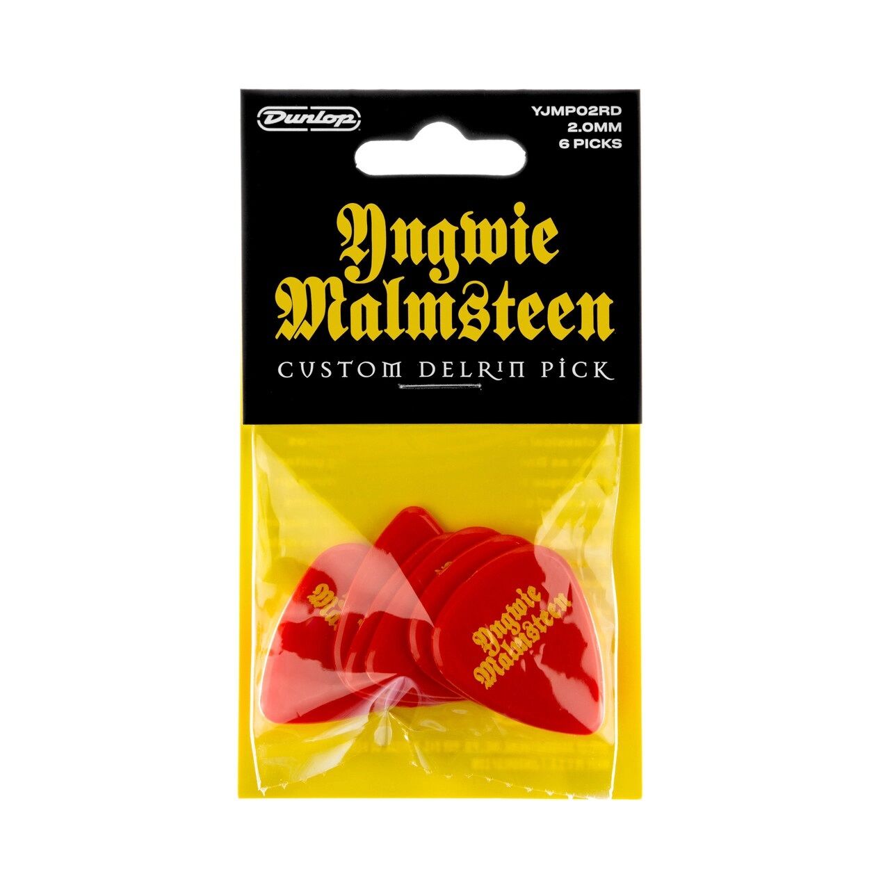 Jim Dunlop Yngwie Malmsteen 6'lı Paket Pena (2.0 mm)