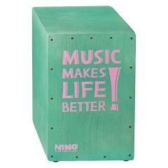 Nino NINO952TU Better Life Series Cajon (Turquoise)