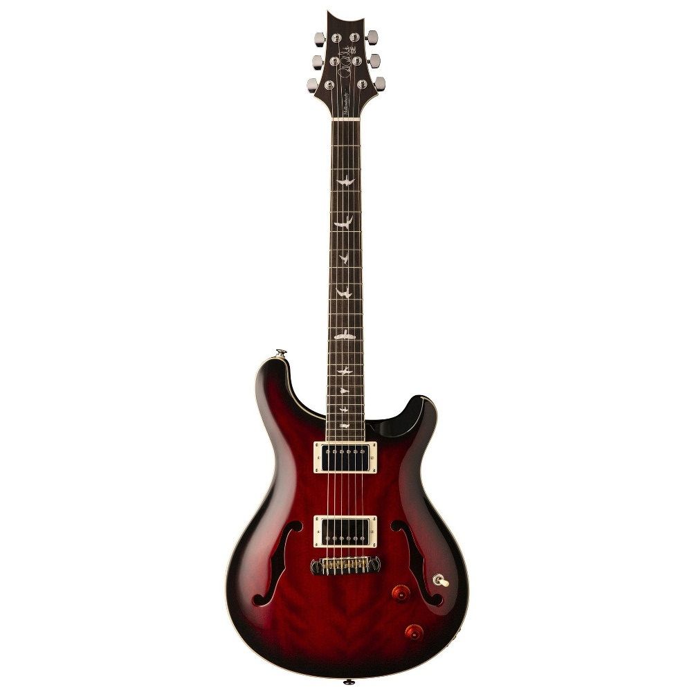 PRS SE Hollowbody Standard Elektro Gitar (Fire Red Burst)