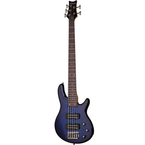 Schecter Raiden Special-5 Bas Gitar (See-Thru Blue Burst)