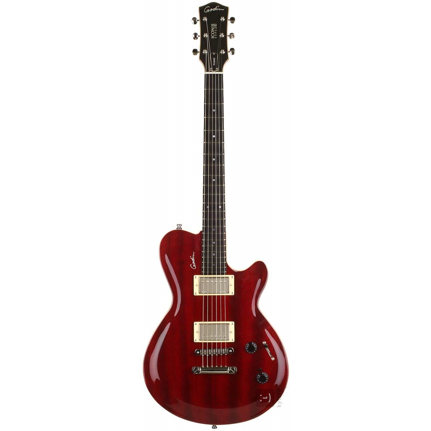 Godin Icon Type 2 Classic Elektro Gitar (Burgundy)