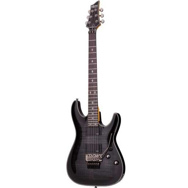 Schecter Damien Elite 6 FR Elektro Gitar (Trans Black Burst)