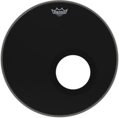 REMO P3-1018-ES-DM - Powerstroke® P3 Ebony® 5'' Black DynamOlu 18'' Bas Davul Derisi