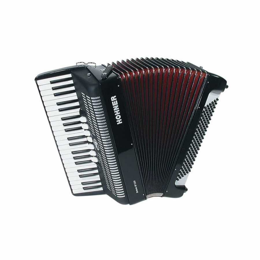 Hohner Bravo III 120 Akordiyon (Siyah)