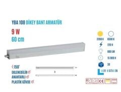 9W.LED BANT ARMATÜR (60CM) BEYAZ YCL