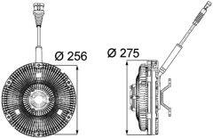 DAF FAN (VİSCO) GÖBEĞİ 1806712 (CFC85000P) BEHR