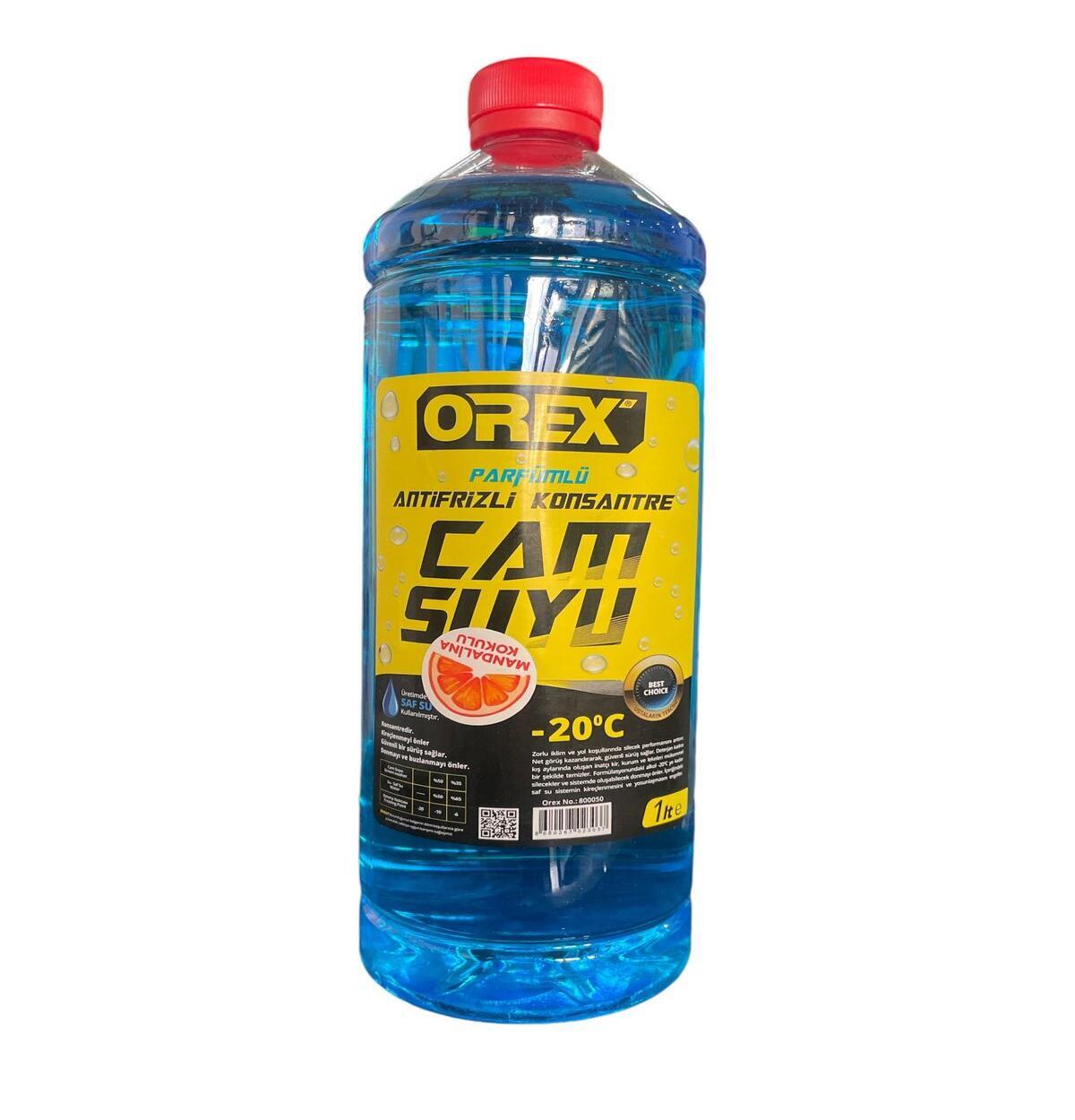 CAM SUYU PARFÜMLÜ (MANDALİNA) ANTİFRİZLİ -20 DERECE 1LT