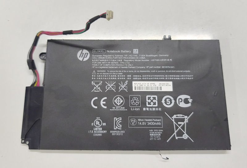 Hp Envy 4-1000 Orijinal Batarya Pil EL04XL