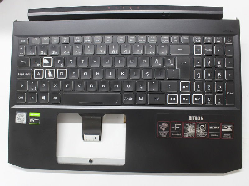 Acer Nitro AN515-55 Orijinal Klavye Üst Kasa AM336000300
