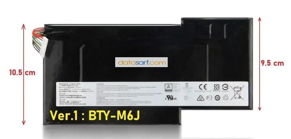 Msı 6RF Orijinal Batarya Pil BTY-M6J