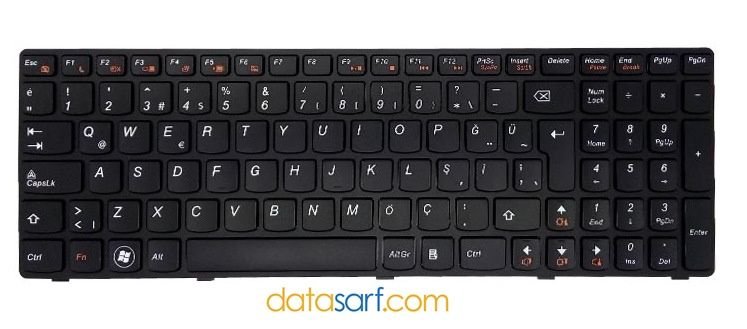 Lenovo G710 G710A Klavye MP-12P86TQ-686