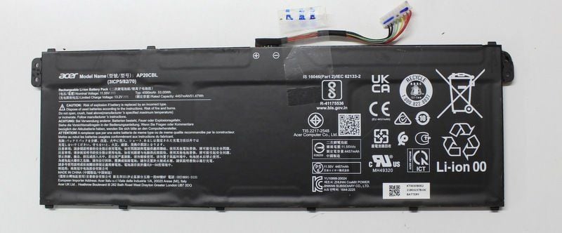 Acer Aspire A515-56G Orijinal Batarya Pil AP20CBL