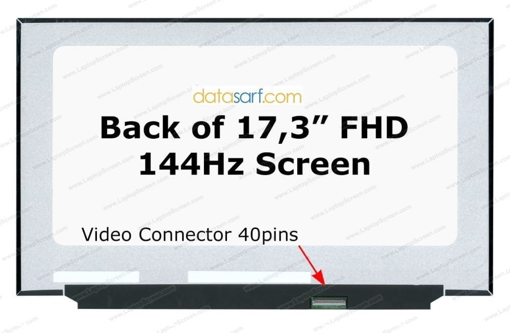 Lenovo Legion 5 82GN0047TX 17.3 40 Pin 144HZ Slimled Vidasız Led Ekran